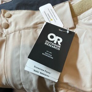 Outdoor Research Men's Tan and Black Pants